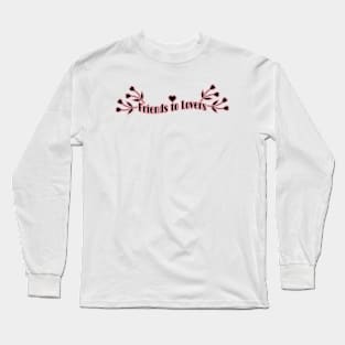 bookish pink | bookish aesthetic | friends to lovers Long Sleeve T-Shirt